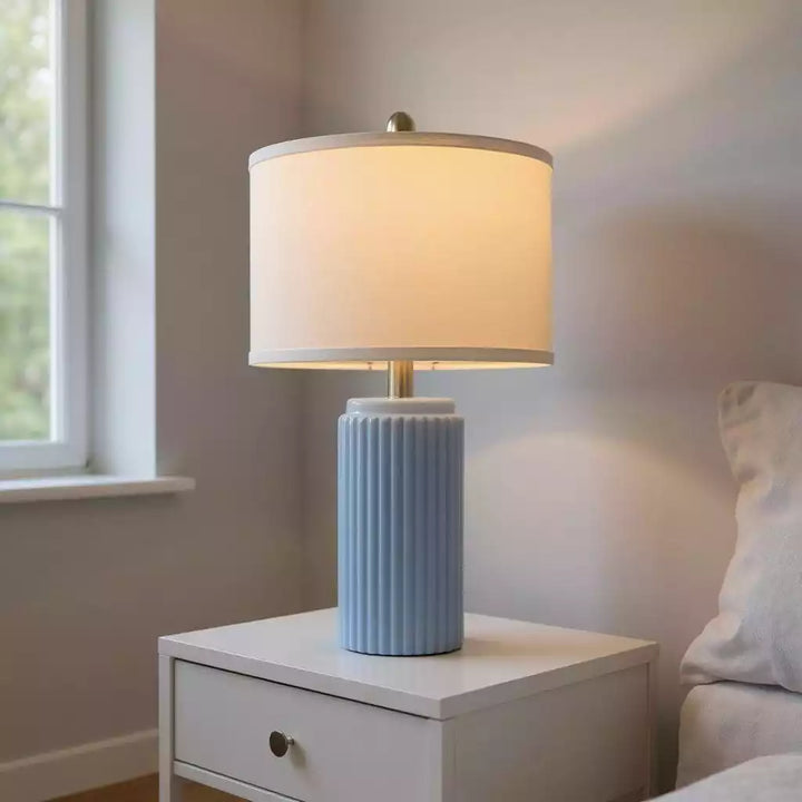 luminaria-design-contemporaneo-ceramica-azul-linho-branco