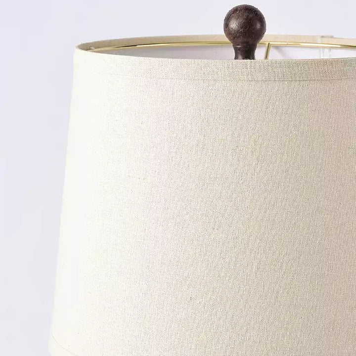 luminaria rustique cupula linho maisonelle