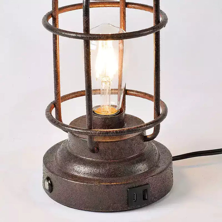 luminaria rustique iluminacao dupla maisonelle