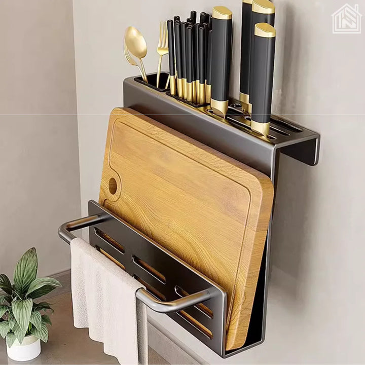 organizador para cozinha suspensa com porta talheres
