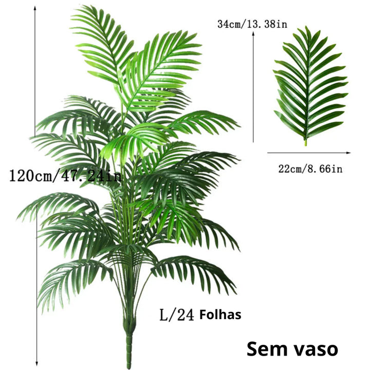dimensões-planta-artificial-tamanho-grande-para-sala-palmeira-vista-frontal