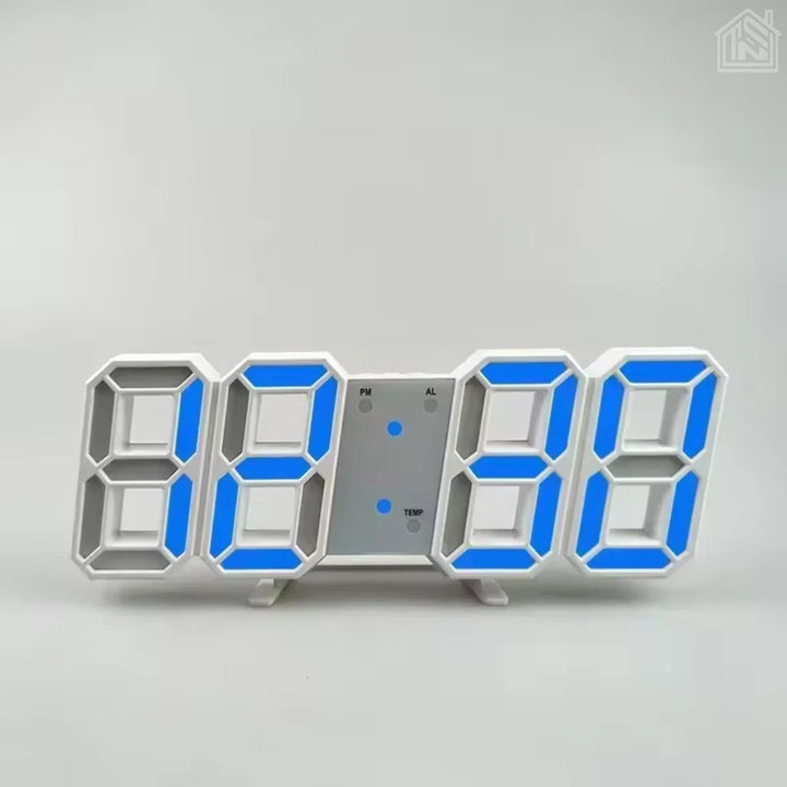 relógio-digital-de-mesa-branco-e-azul